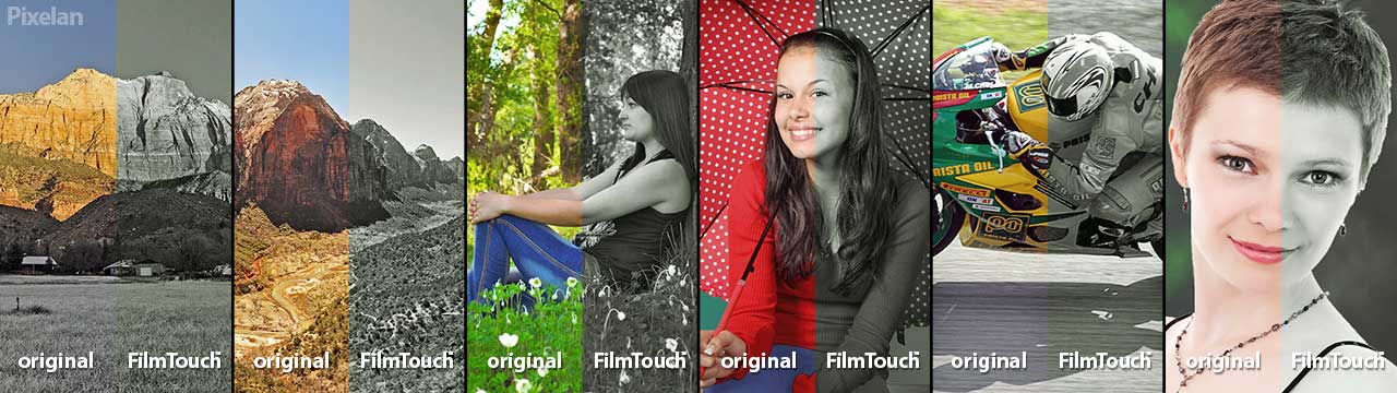 FilmTouch film look effects -- preset example